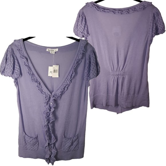 Lightweight ruffle trim cardigan 🧾 - Picture 12 of 12